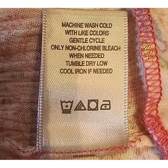 Size XS Fuchsia Floral Embroidered 3/4 Sleeve Blouse by John Mark Baby Doll Boho - Picture 11 of 11